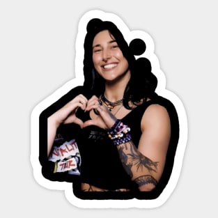 Rhea Ripley Heart Sticker